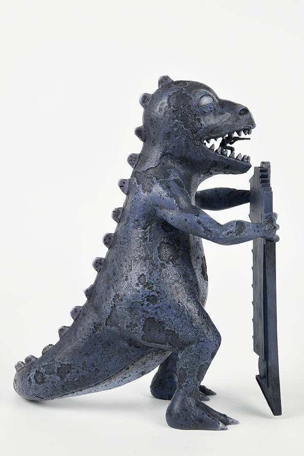Fallout New Vegas Dinky theT-Rex Statue (Nighttime)