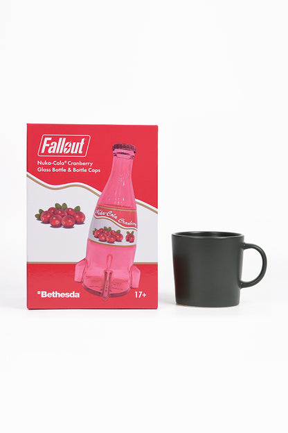 Fallout Nuka-Cola Cranberry Glass Bottle & Caps