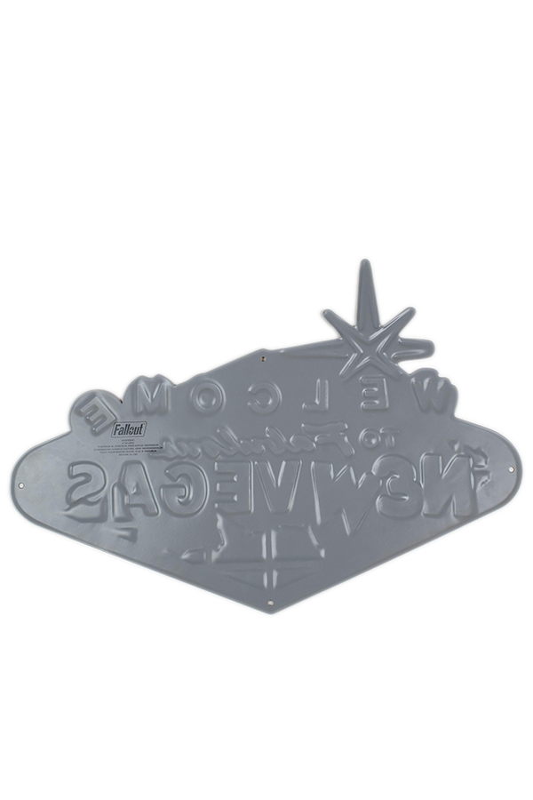 Fallout Welcome to New Vegas Metal Sign