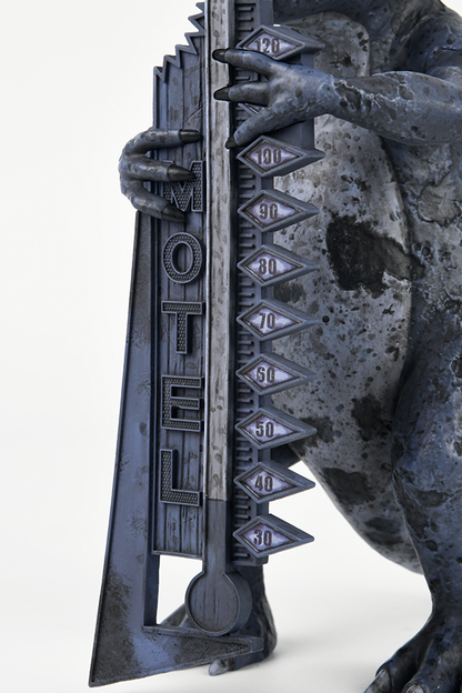 Fallout New Vegas Dinky theT-Rex Statue (Nighttime)