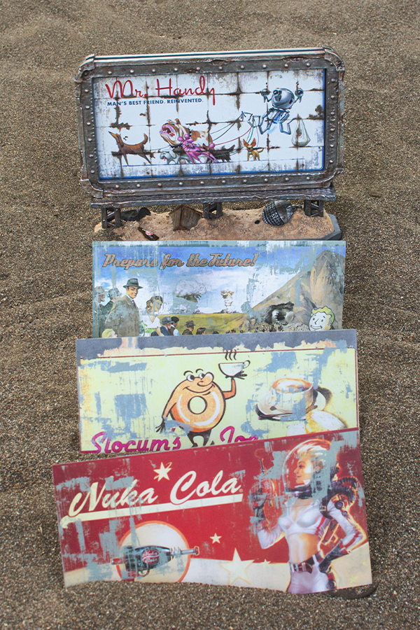 Fallout Schaltbares Desktop-Werbeschild – Serie 2