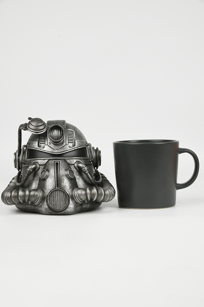 Fallout T-51 Power Armor Helmet Mini Desktop Statue