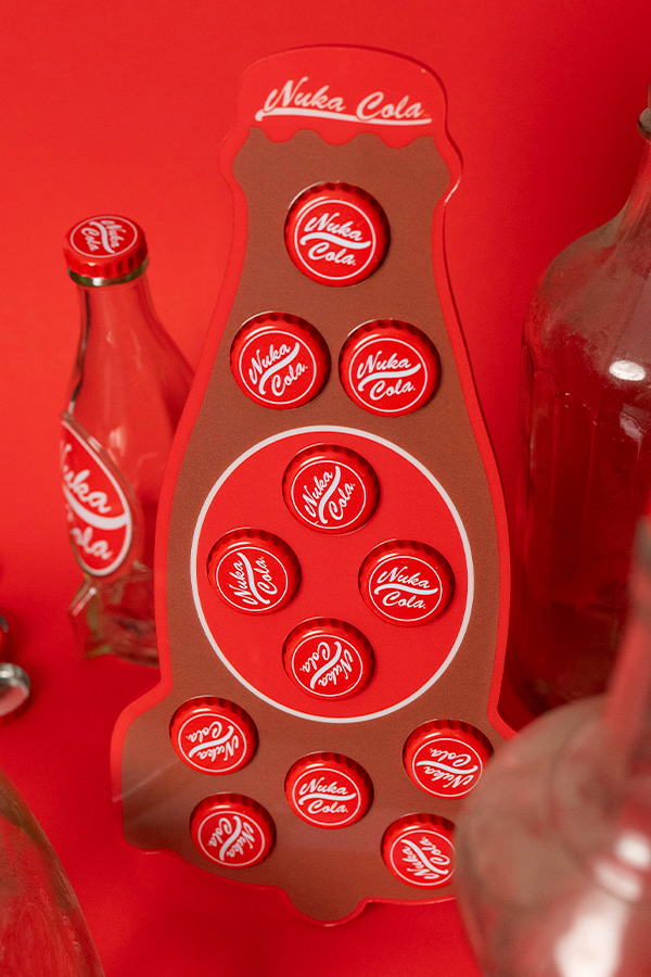 Fallout Nuka-Cola Magnetic Cap Display Board