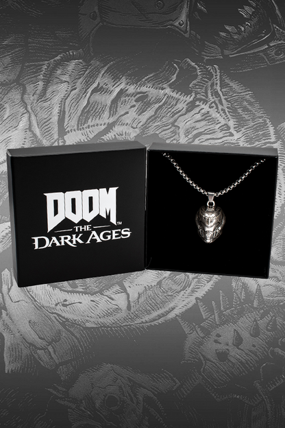 DOOM: The Dark Ages Collar Colgante Casco Slayer