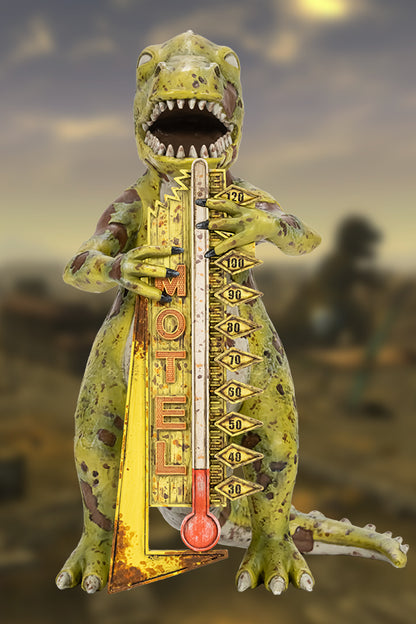 Estatua de Dinky el T-Rex de Fallout New Vegas