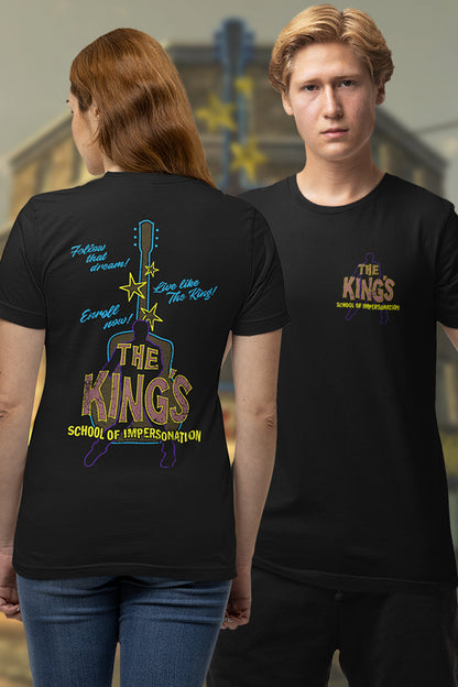 Camiseta Fallout New Vegas The Kings School of Impersonation