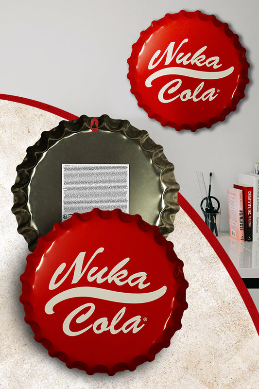 Fallout Nuka-Cola Bottle Cap Tin Sign