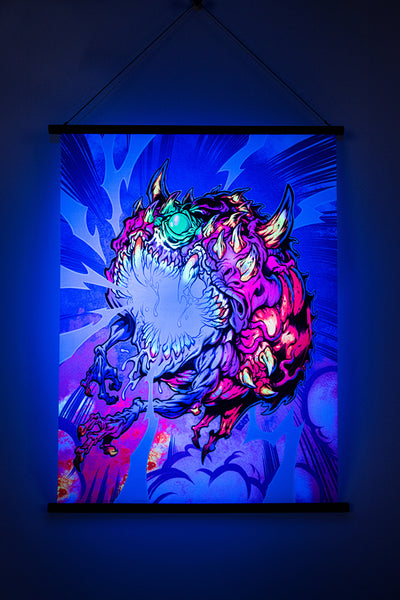 DOOM Eternal Cacodemon Wall Scroll by Beast Wreck – Bethesda