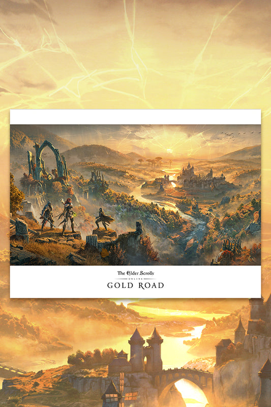 Lithographie de la route de l'or de The Elder Scrolls Online