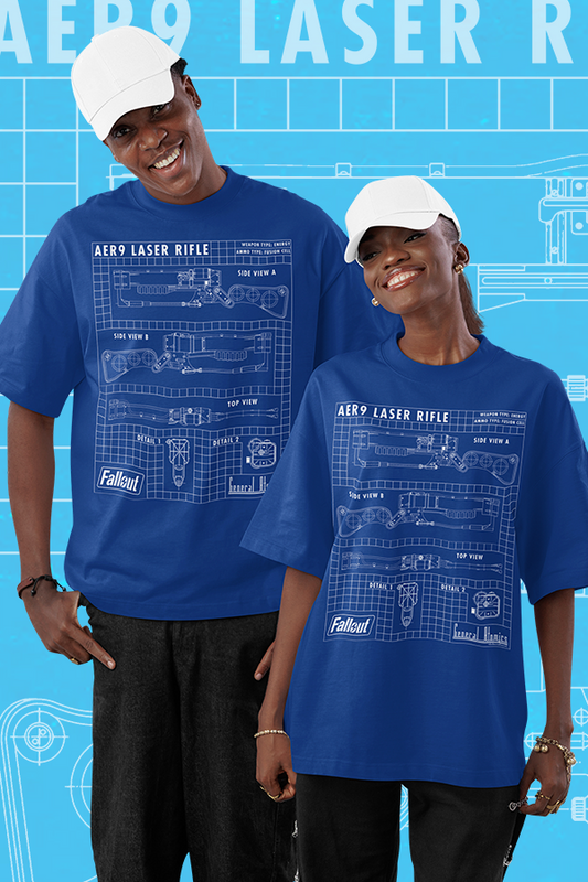 Fallout Laser Rifle Schematics Tee