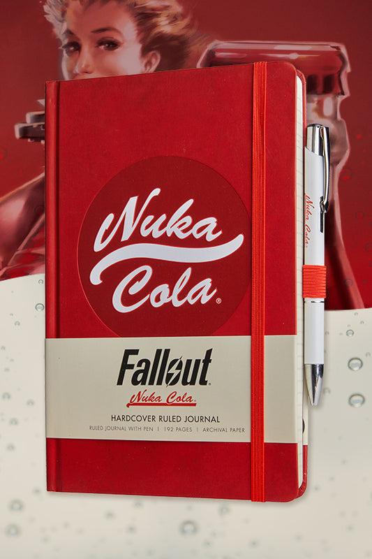 Fallout Journal ligné à couverture rigide avec stylo
