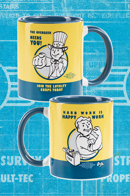 Taza con póster de Fallout Vault