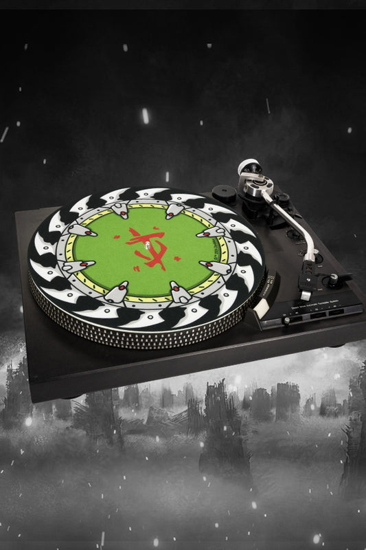 DOOM The Dark Ages Shield Saw Schallplatten Slipmat