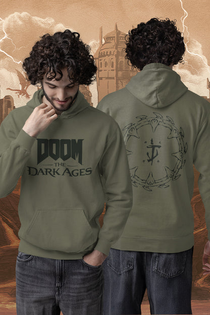 DOOM: The Dark Ages Felpa con cappuccio Dark Battleground