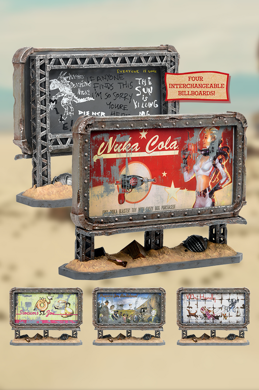 Fallout Schaltbares Desktop-Werbeschild – Serie 2