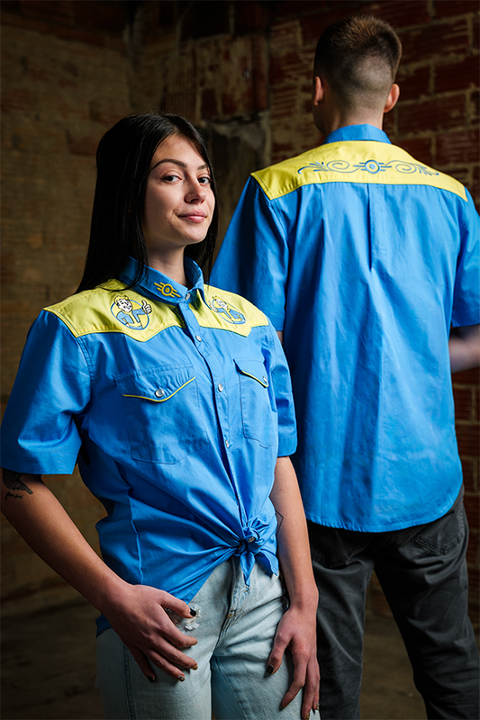 Fallout Vault-Tec Cowboy Button-Up Shirt