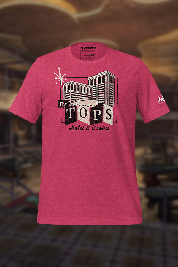 Camiseta Fallout New Vegas The Tops Casino