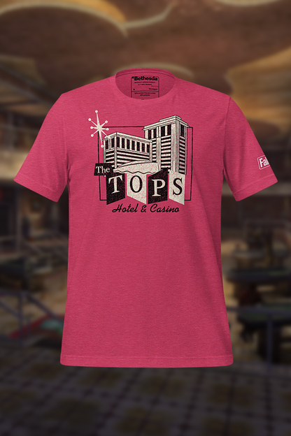 Camiseta Fallout New Vegas The Tops Casino