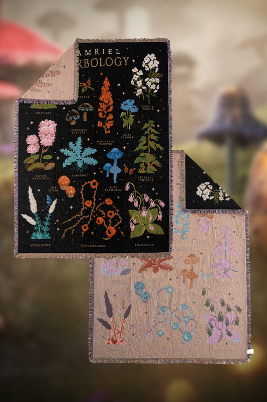 The Elder Scrolls Online Herbology Oversized Throw Blanket