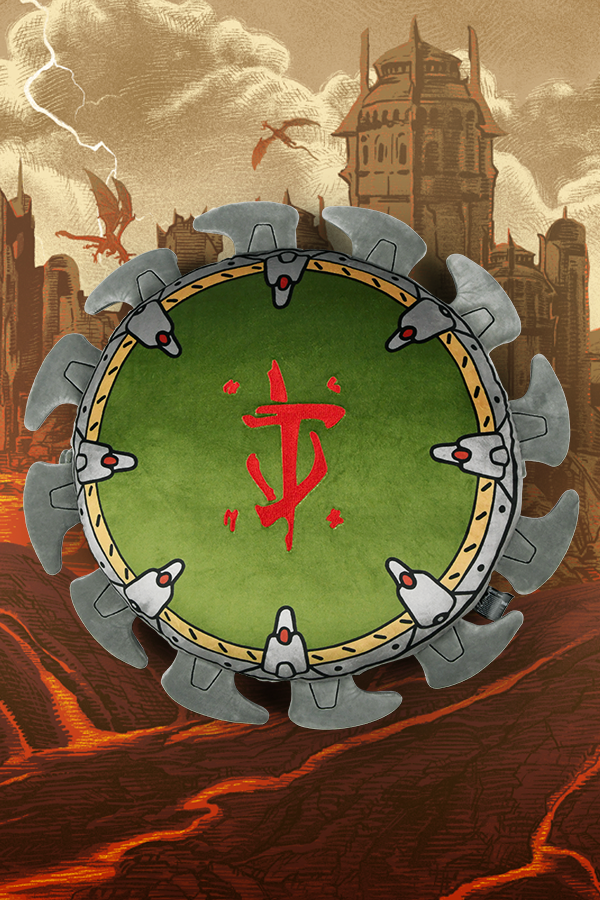 DOOM: The Dark Ages Almohada Escudo Peluche