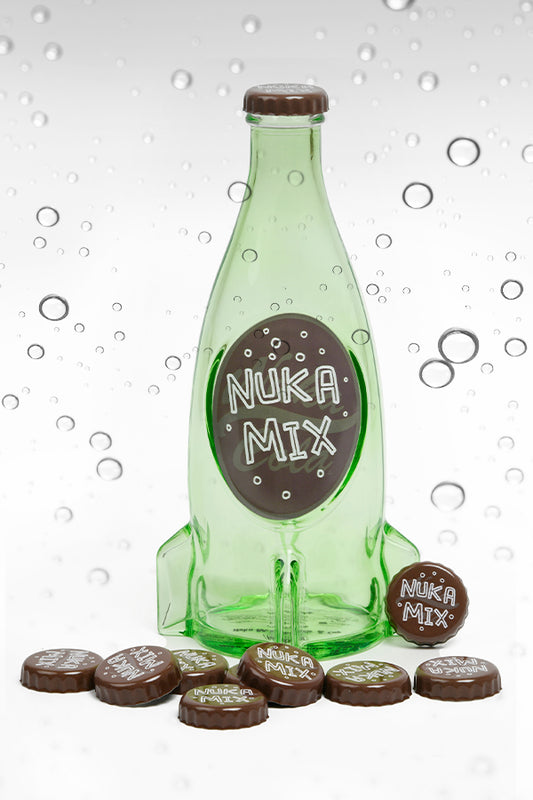 Fallout Nuka Mix Glasflasche & Kronkorken