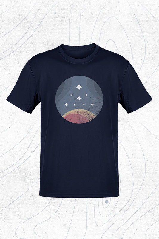 Camiseta Starfield Retro Constellation - Azul marino