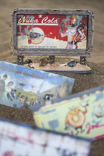 Fallout Schaltbares Desktop-Werbeschild – Serie 2
