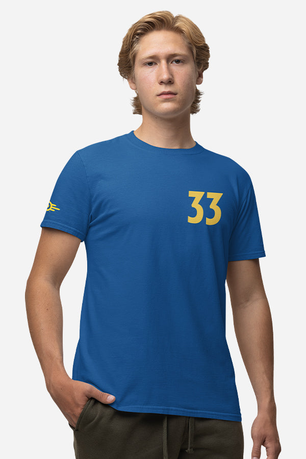 T-shirt Fallout Vault-Tec - Série TV, Devant Et Dos Imprimés - Coton Léger