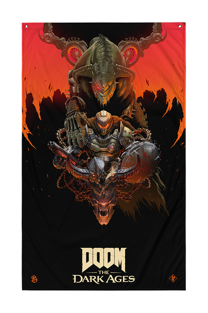 DOOM: The Dark Ages Luke Preece x Billelis Wall Banner