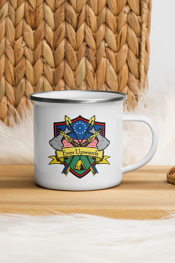 Fallout Pioneer Scouts Camper Emaille Tasse