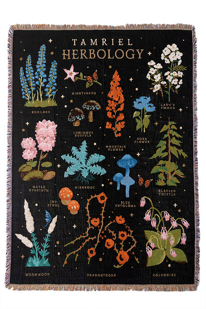 The Elder Scrolls Online Herbology Oversized Throw Blanket