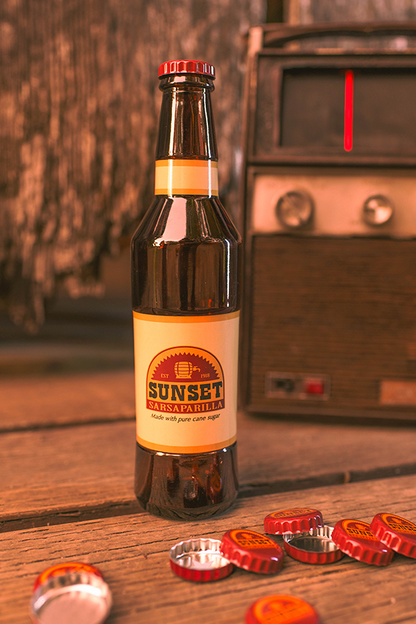 Fallout Sunset Sarsaparilla Bottle & Caps