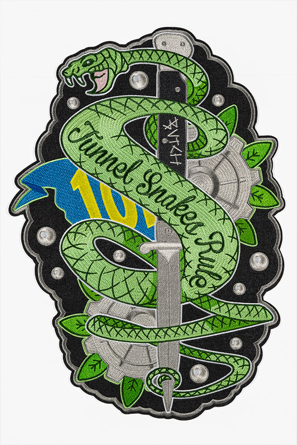 Fallout Tunnel Snakes Rule Kette Chain Stitch Patch