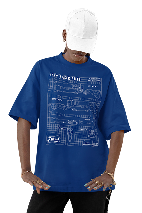 Fallout Laser Rifle Schematics Tee