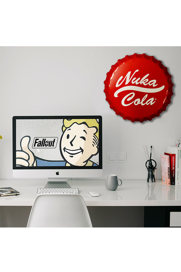 Fallout Nuka-Cola Kronkorken Zinnschild