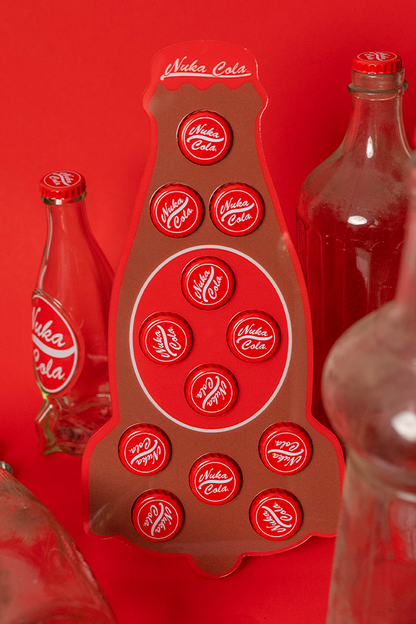 Fallout Nuka-Cola Magnetic Cap Display Board