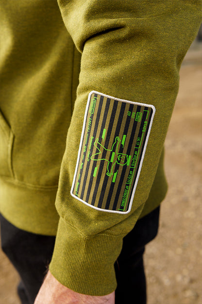 Sudadera con capucha y cremallera Fallout Analog Pip-Boy