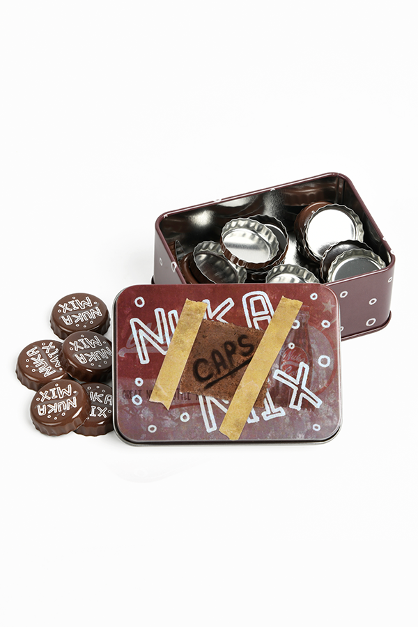 Fallout Bottle Caps Series Nuka Mix with Collectible Tin