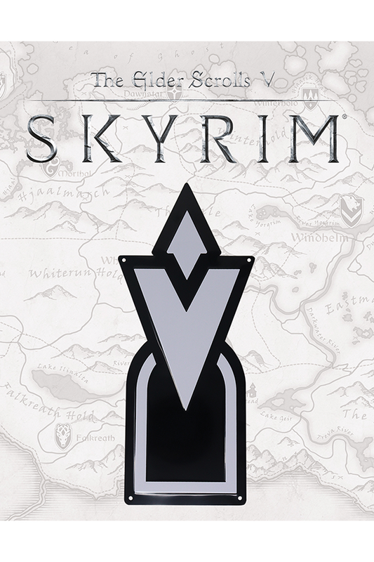 Elder Scrolls Skyrim Quest Marker Tin Sign