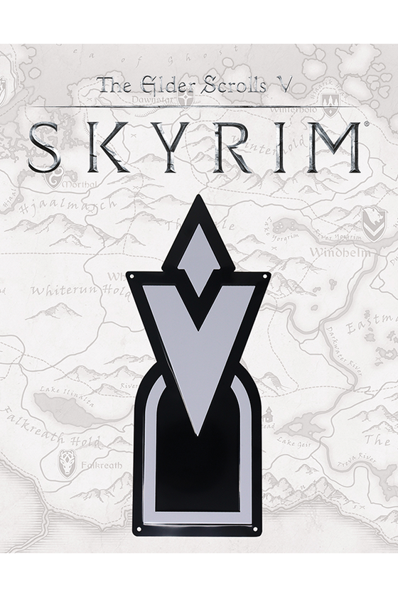 Elder Scrolls Skyrim Quest Marker Tin Sign