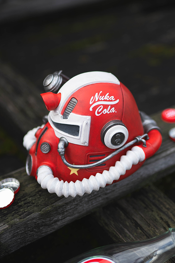 Fallout Nuka-Cola Power-Rüstungshelm – Mini-Tischfigur