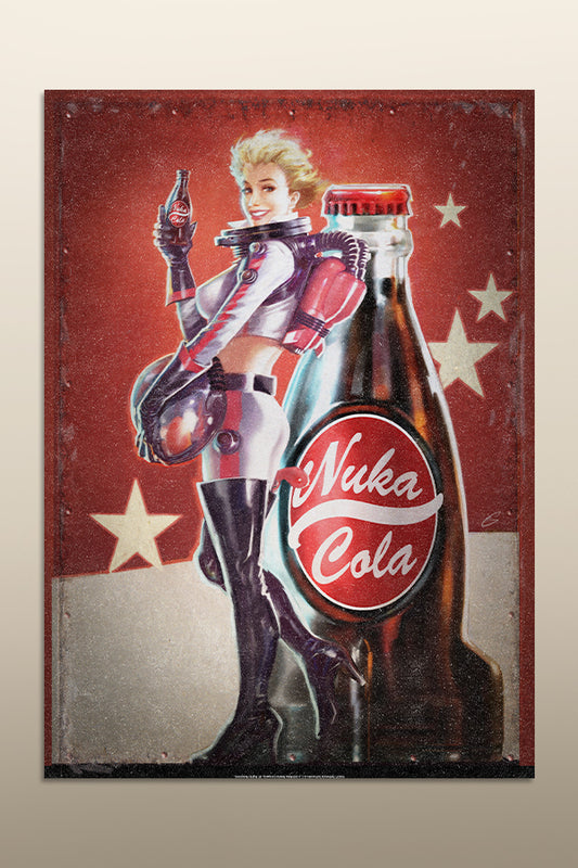 Fallout Nuka-Girl Poster métal par Displate