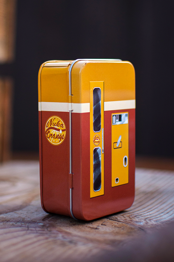 Fallout Nuka Orange Coin Mini Fridge Tin