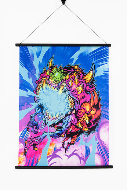 DOOM Eternal Cacodemon Wall Scroll von Beast Wreck