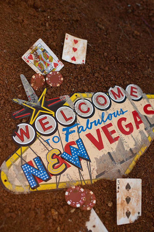Fallout Welcome to New Vegas Metal Sign