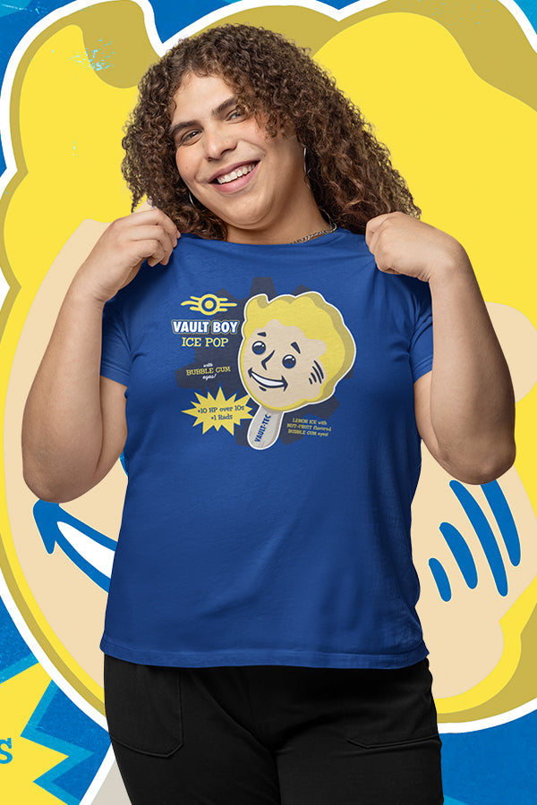TShirt-People Vault Tec - Maglietta da uomo a contrasto blu reale S TShirt-People Vault Tec - Maglietta da uomo a contrasto blu reale S