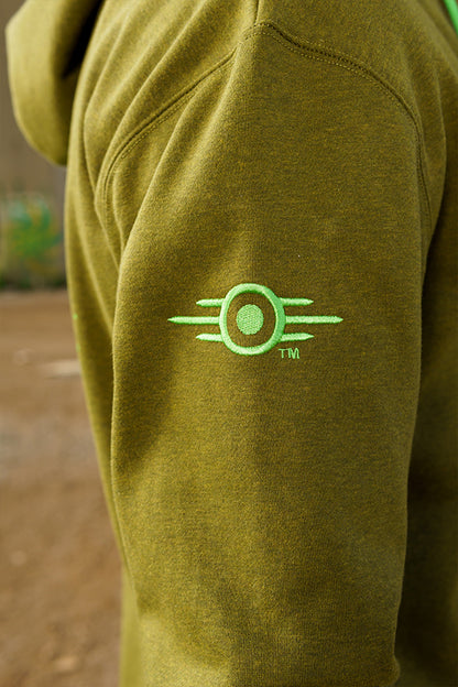 Sudadera con capucha y cremallera Fallout Analog Pip-Boy