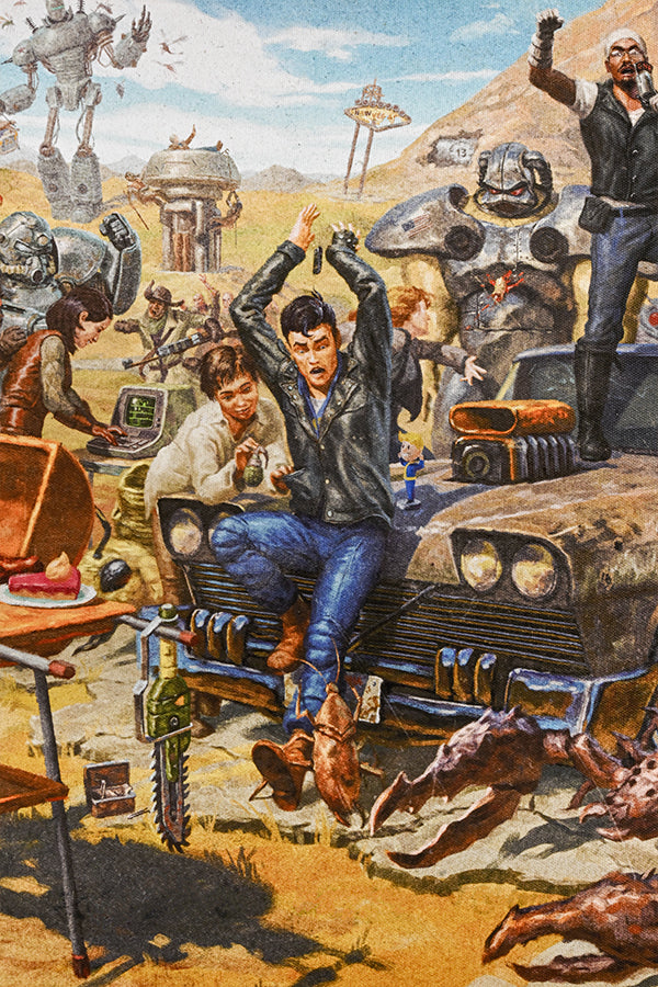 Fallout Greetings From The Wasteland Art sur toile