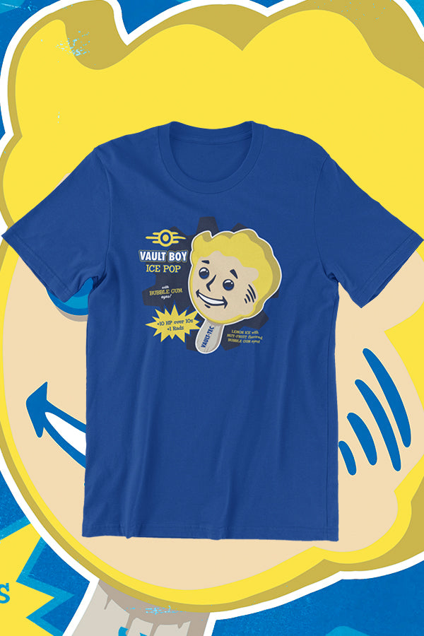 TShirt-People Vault Tec - Maglietta da uomo a contrasto blu reale XXL TShirt-People Vault Tec - Maglietta da uomo a contrasto blu reale XXL