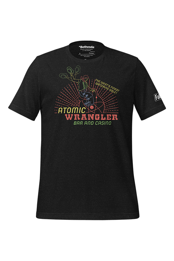 Maglietta da casinò Fallout New Vegas Atomic Wrangler